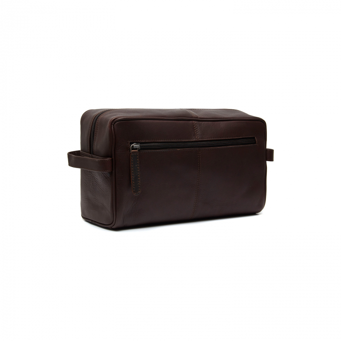 Geanta mare pentru cosmetice The Chesterfield Brand, din piele naturala, Cyprus, Maro Inchis [5]