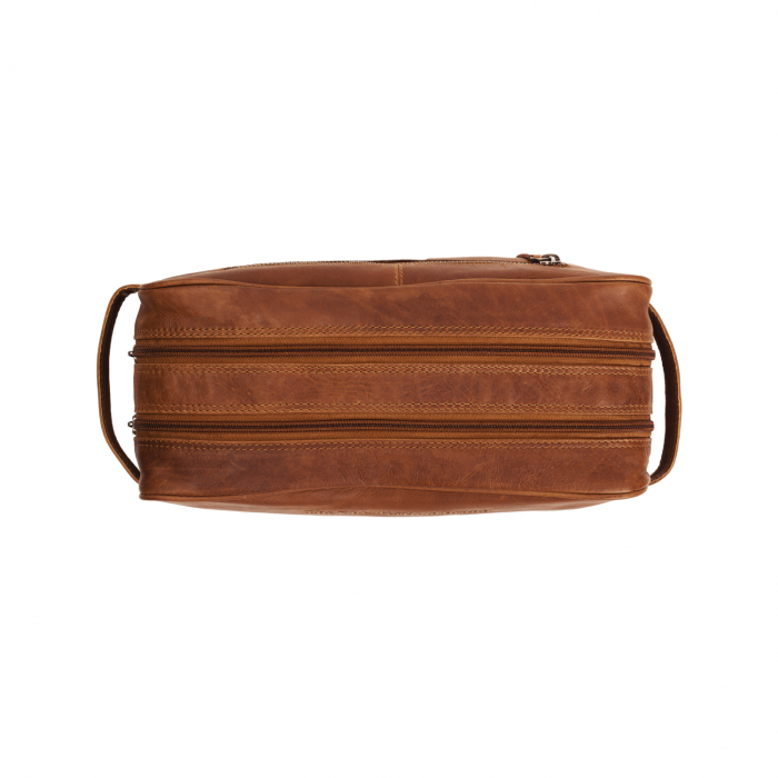 Geanta mare pentru cosmetice The Chesterfield Brand, din piele naturala, Stefan, Maro coniac [6]