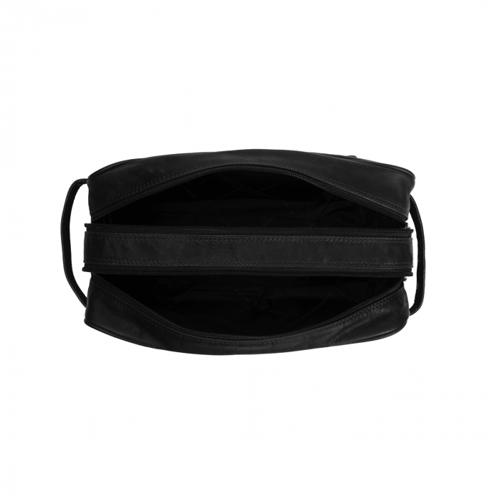 Geanta mare pentru cosmetice The Chesterfield Brand, din piele naturala, Stefan, Negru [4]