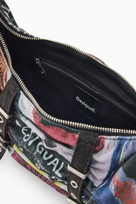 Geanta medie de dama Desigual, seria Graffiato Blue, Multicolor [3]