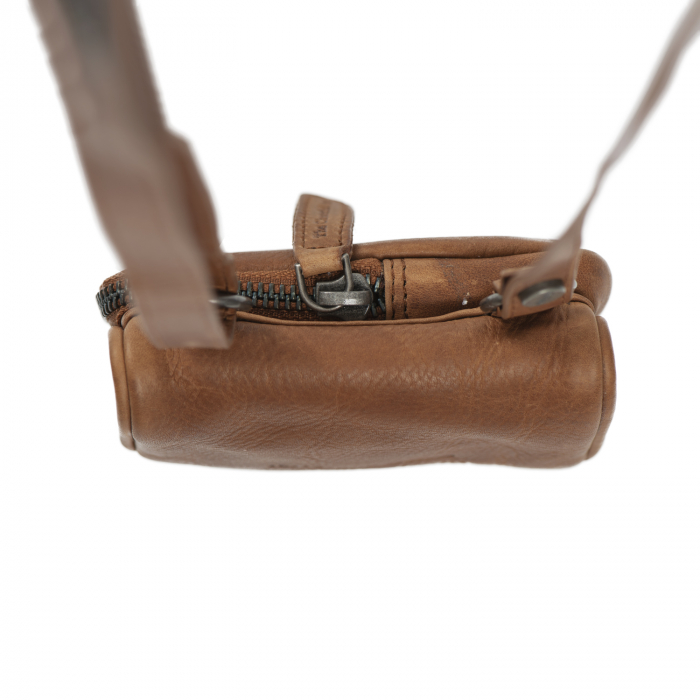 Geanta din piele naturala pentru telefon, The Chesterfield Brand, Anderson, Maro coniac [11]