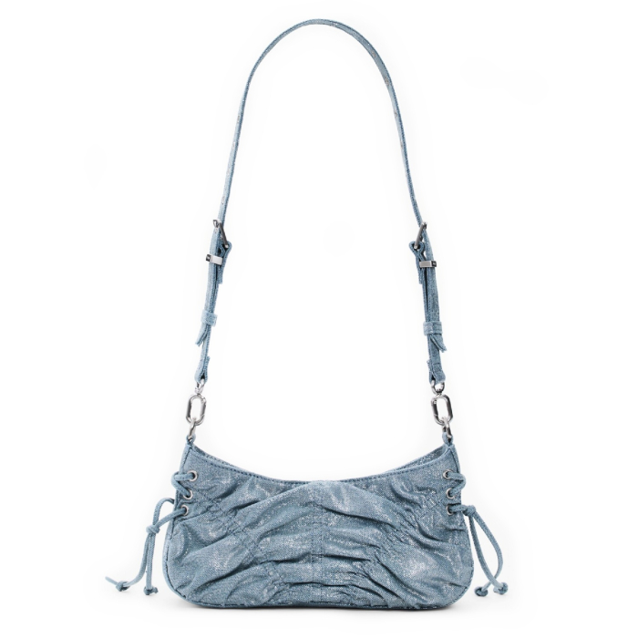 Geanta mica de dama, crossbody, Desigual, Boxton Mini Denim, Albastru [6]