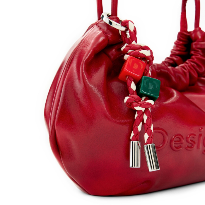 Geanta mica de dama, crossbody, Desigual, La Rouge Mini, Rosu [2]