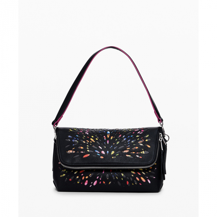 Geanta mica de dama crossbody, Desigual, seria Blackwell Venecia, Negru [5]