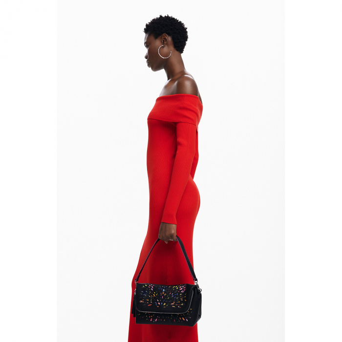 Geanta mica de dama crossbody, Desigual, seria Blackwell Venecia, Negru [2]