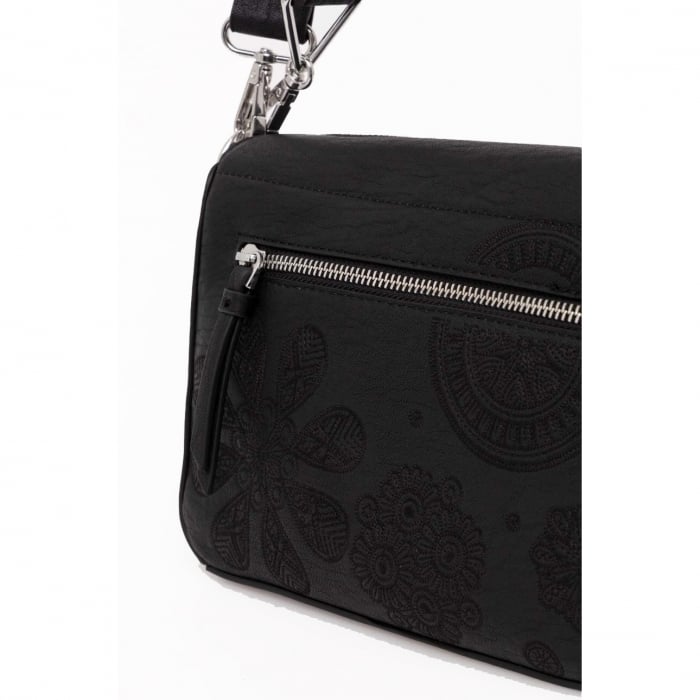 Geanta mica de dama crossbody, Desigual, seria Dejavu Phuket mini, Negru [6]
