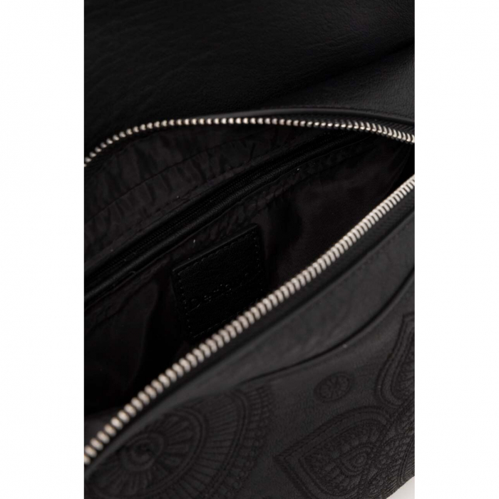 Geanta mica de dama crossbody, Desigual, seria Dejavu Phuket mini, Negru [3]