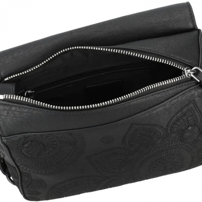 Geanta mica de dama crossbody, Desigual, seria Dejavu Phuket mini, Negru [9]