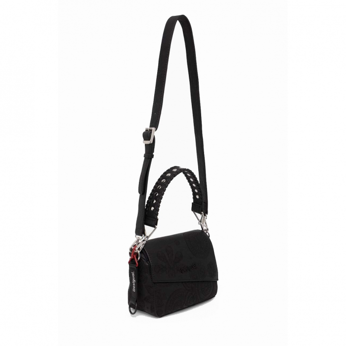 Geanta mica de dama crossbody, Desigual, seria Dejavu Phuket mini, Negru [2]
