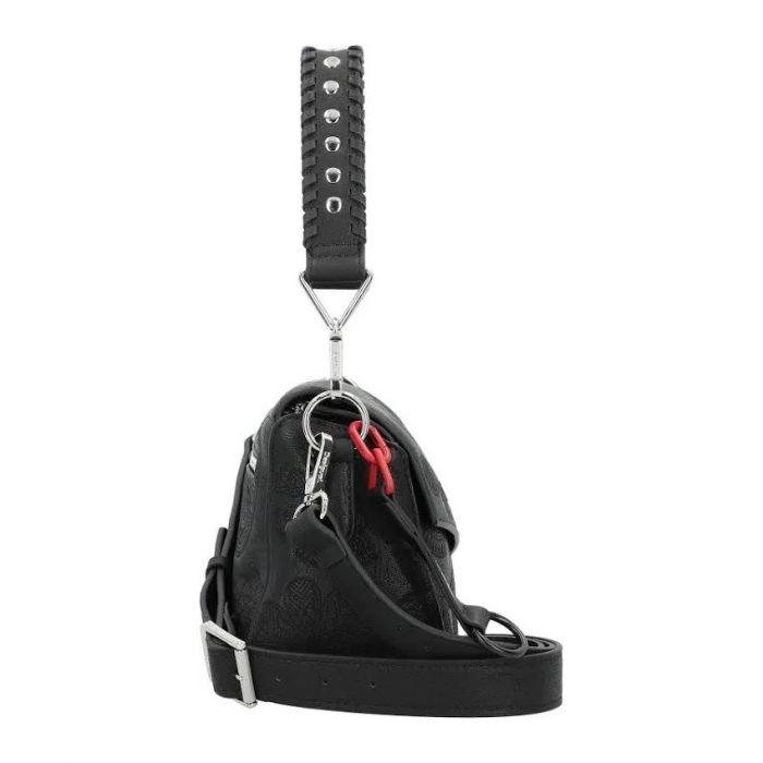 Geanta mica de dama crossbody, Desigual, seria Dejavu Phuket mini, Negru [4]