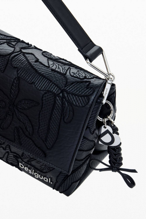 Geanta mica de dama crossbody, Desigual, seria Jolie Venecia, Negru [8]