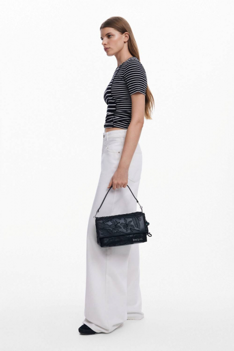 Geanta mica de dama crossbody, Desigual, seria Jolie Venecia, Negru [4]