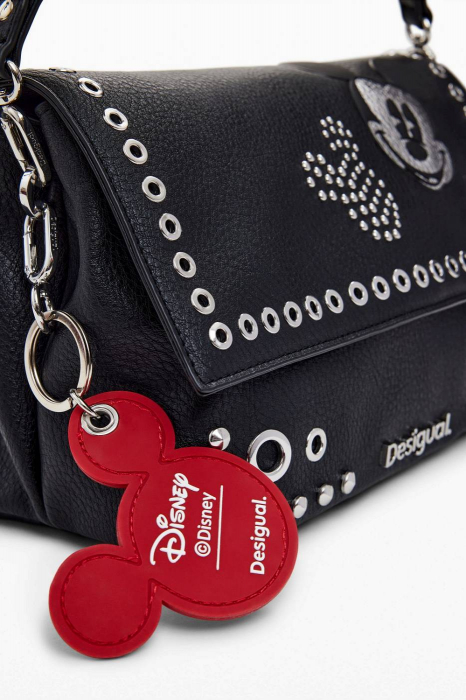 Geanta mica de dama crossbody, Desigual, seria Mickey Rock Venecia, Negru [6]