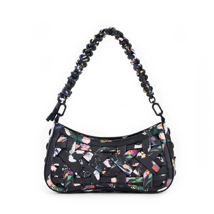 Geanta mica de dama, crossbody, Desigual, seria Osmio Alsacia, Negru [6]