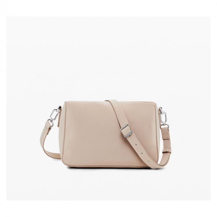 Geanta mica de dama crossbody, Desigual, seria Pocket Face Phuket Mini, Crem [4]