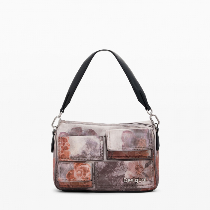 Geanta mica de dama crossbody, Desigual, seria Pocket Blossom Phuket Mini, Multicolor [5]