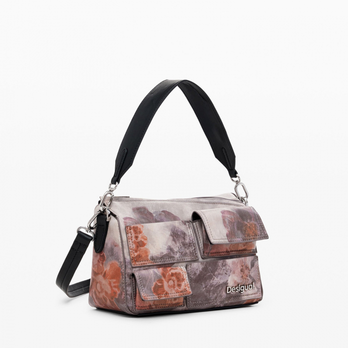 Geanta mica de dama crossbody, Desigual, seria Pocket Blossom Phuket Mini, Multicolor [3]
