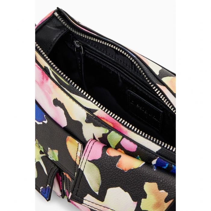 Geanta mica de dama crossbody, Desigual, seria Pocket Print Phuket Mini, Multicolor [8]