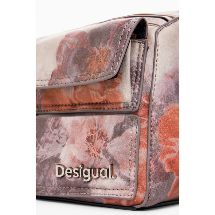 Geanta mica de dama crossbody, Desigual, seria Pocket Blossom Phuket Mini, Multicolor [4]