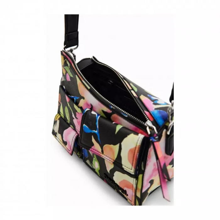 Geanta mica de dama crossbody, Desigual, seria Pocket Print Phuket Mini, Multicolor [7]