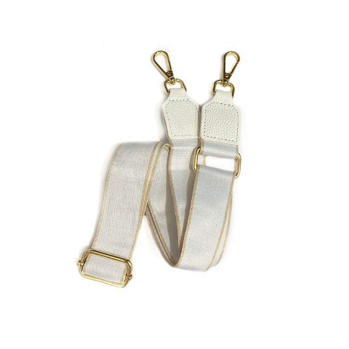 Geanta mica de dama crossbody, piele naturala, Alya, Alb ivory [3]