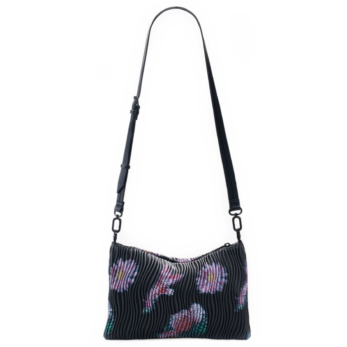 Geanta mica de dama, de mana si umar, crossbody, Desigual, seria Xenon Dortmund, Negru [6]