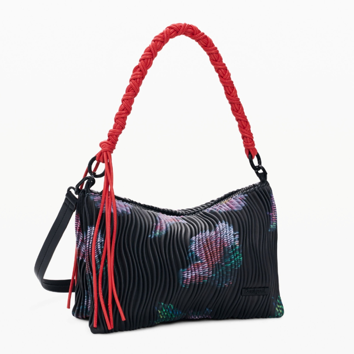 Geanta mica de dama, de mana si umar, crossbody, Desigual, seria Xenon Dortmund, Negru [2]
