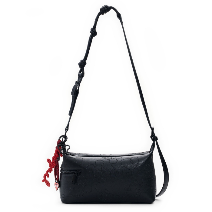 Geanta mica de dama, de mana si umar, Desigual, Mickey, Negru [5]
