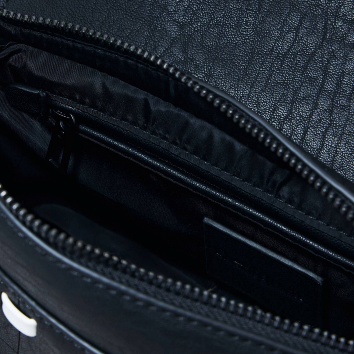 Geanta mica de dama, de mana si umar, Desigual, seria Fantasia Phuket Mini, Negru [3]
