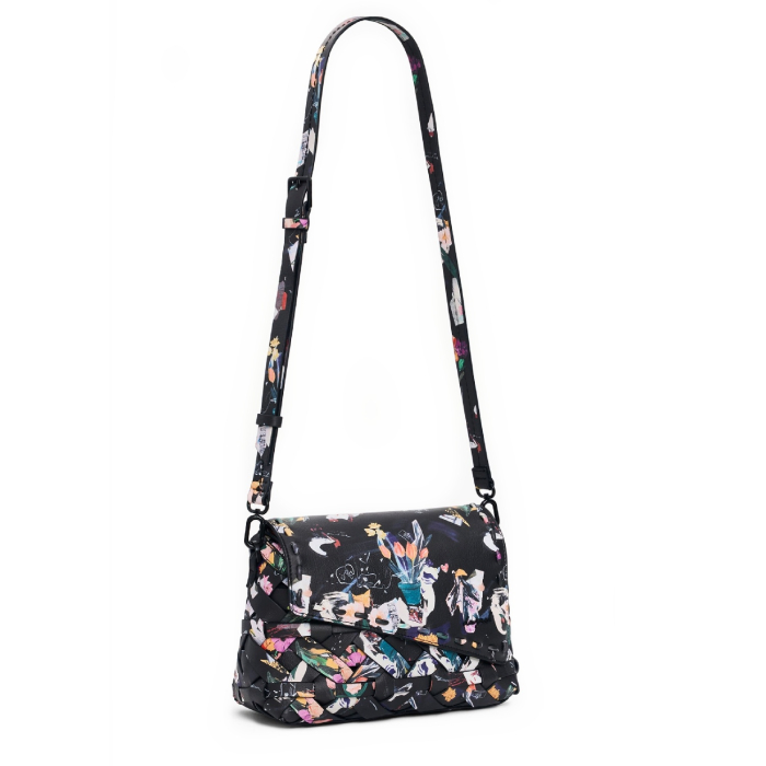 Geanta mica de dama, de umar, Desigual, seria Osmio Phuket Mini, Negru [2]