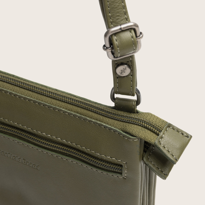 Geanta mica de dama, de umar, The Chesterfield Brand, Brisa, piele naturala, Verde olive [6]