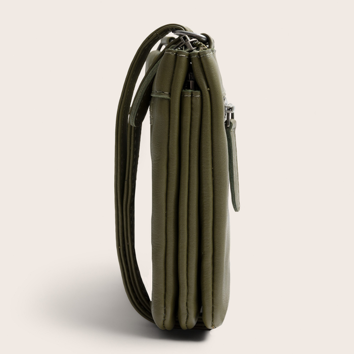 Geanta mica de dama, de umar, The Chesterfield Brand, Brisa, piele naturala, Verde olive [7]