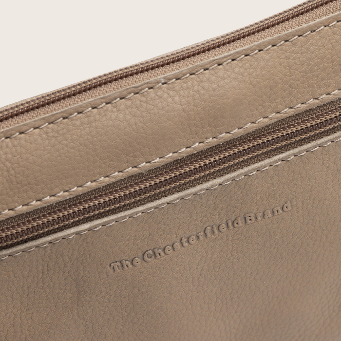 Geanta mica de dama, de umar, The Chesterfield Brand, Brisa, piele naturala, Taupe [2]