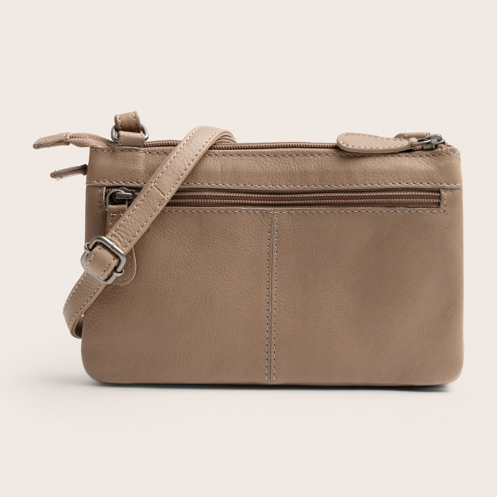 Geanta mica de dama, de umar, The Chesterfield Brand, Brisa, piele naturala, Taupe [11]