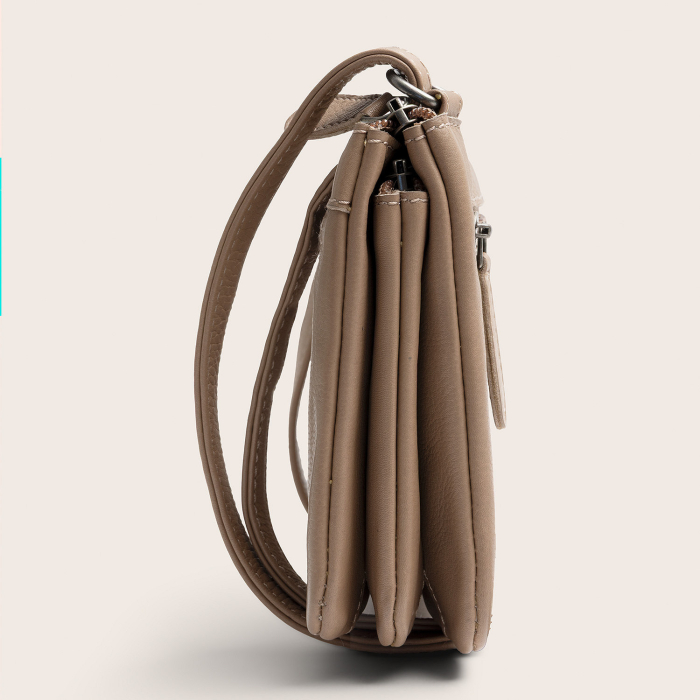 Geanta mica de dama, de umar, The Chesterfield Brand, Brisa, piele naturala, Taupe [5]
