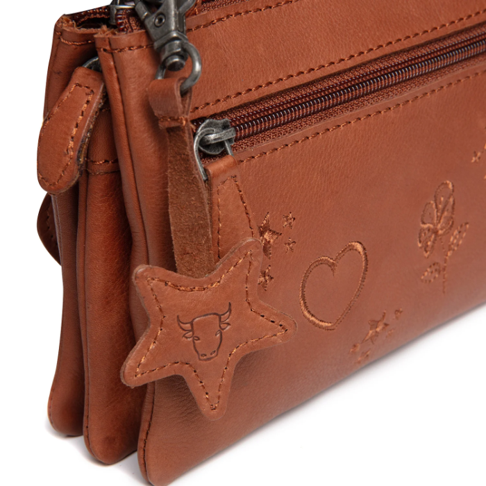 Geanta mica de dama de umar The Chesterfield Brand, Tovelove piele naturala, Maro coniac [6]