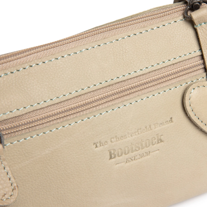 Geanta mica de dama de umar The Chesterfield Brand, Tovelove piele naturala, Verde ocean [6]