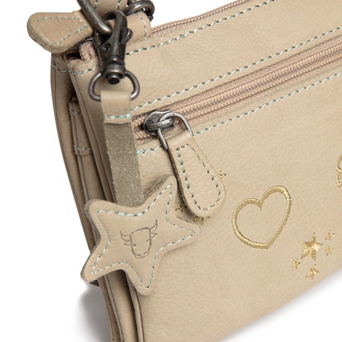 Geanta mica de dama de umar The Chesterfield Brand, Tovelove piele naturala, Verde ocean [5]