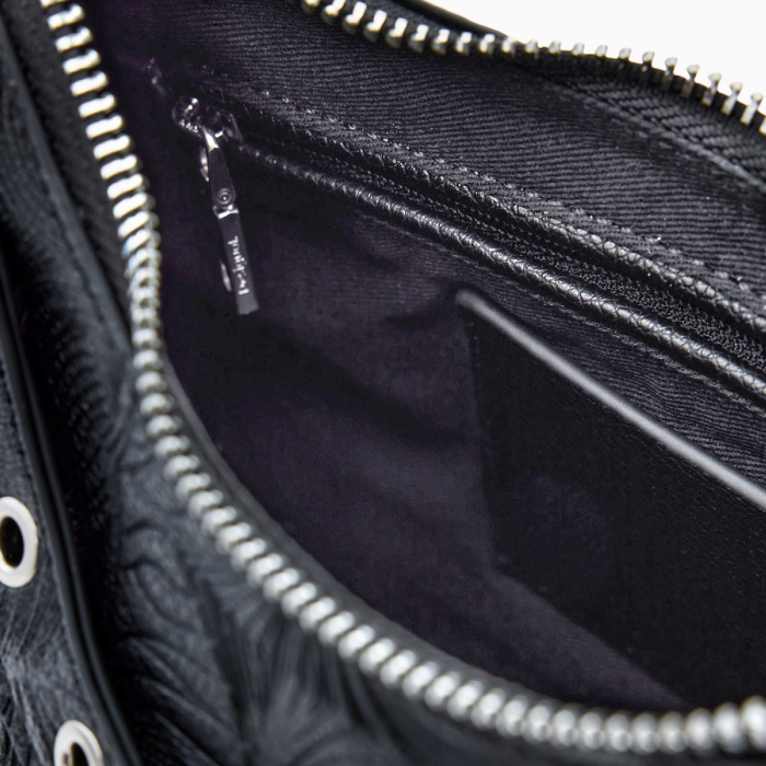 Geanta mica de dama, Desigual, Leiria, Negru [3]