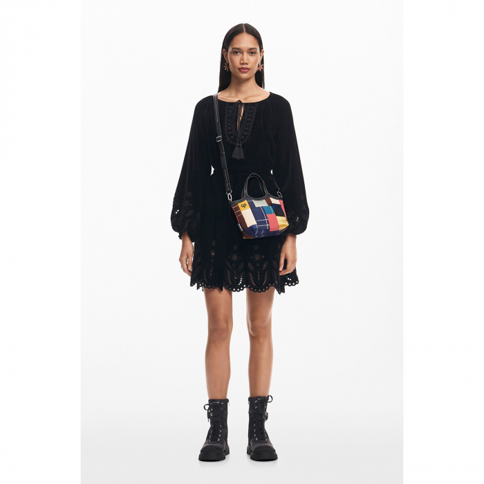 Geanta mica de dama, Desigual, seria Beatrice Atrevi, Multicolor [2]