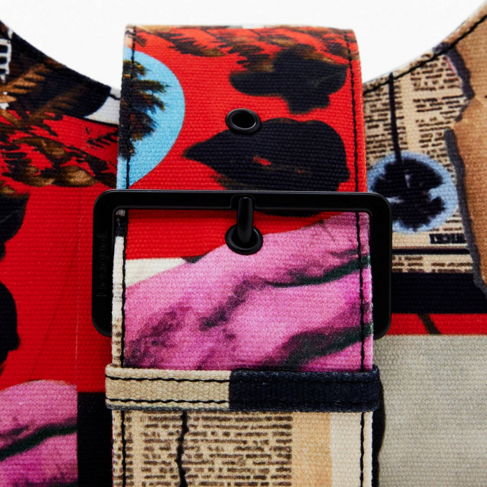 Geanta mica de dama, Desigual, seria Collage Lacroix, Multicolor [5]