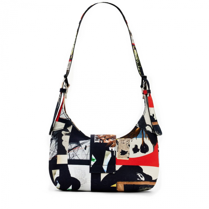 Geanta mica de dama, Desigual, seria Collage Lacroix, Multicolor [6]