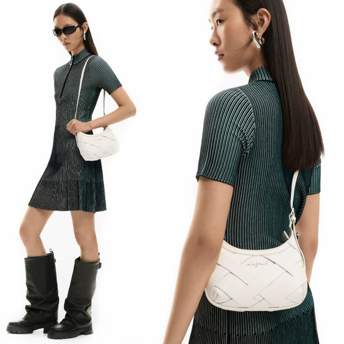 Geanta mica de dama, Desigual, Cascais, Ocru [4]