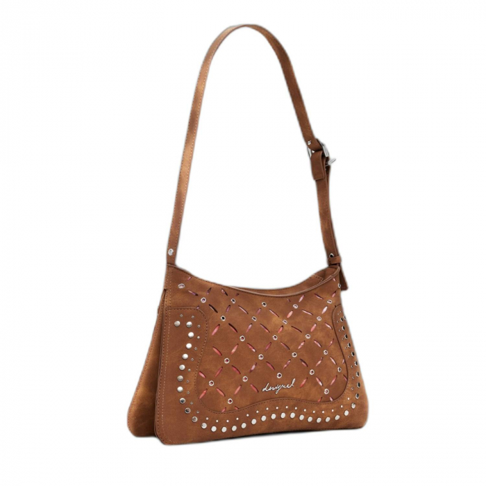 Geanta mica de dama, Desigual, seria Yankee Manaos, Maro camel [2]