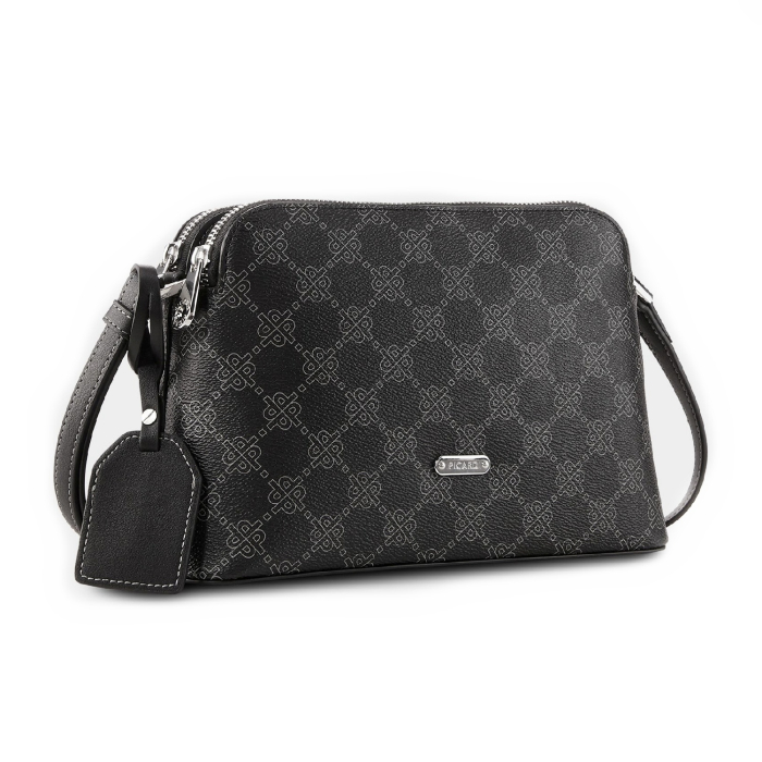 Geanta mica de dama din piele ecologica, Picard, seria Euphoria, Negru [1]