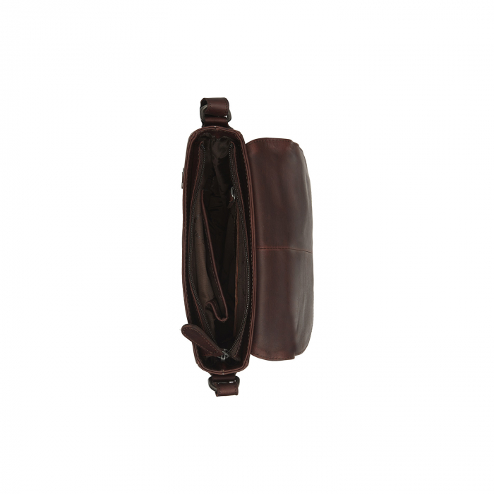 Geanta mica de dama, din piele naturala , de umar, The Chesterfield Brand, Lucian, Maro inchis [3]