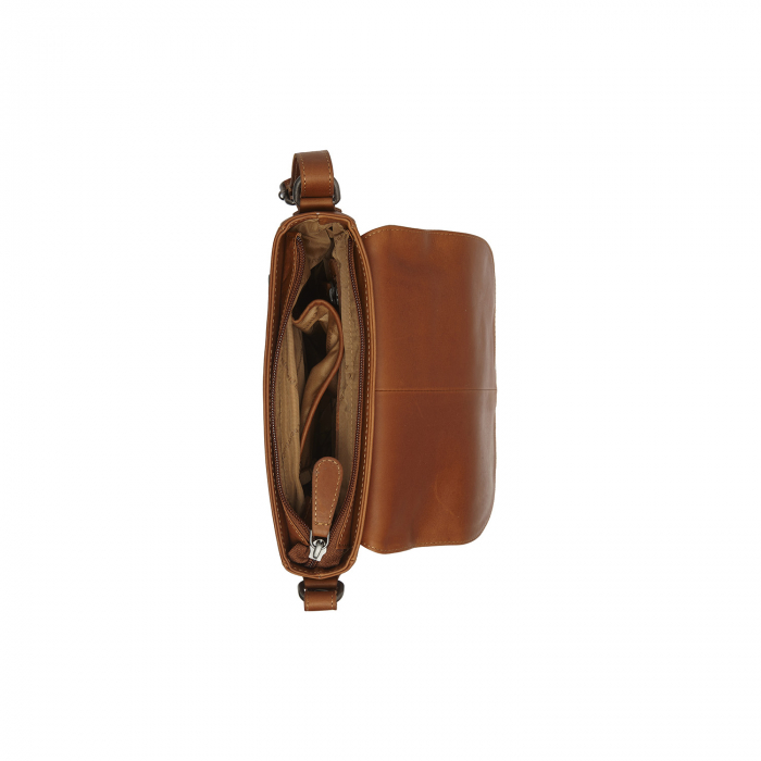 Geanta mica de dama, din piele naturala , de umar, The Chesterfield Brand, Lucian, Maro coniac [3]