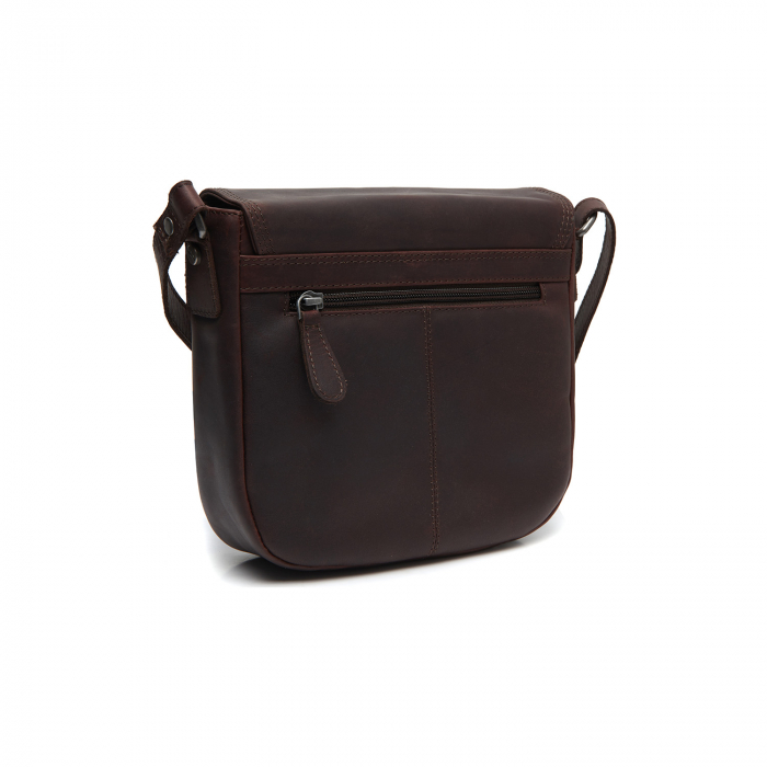 Geanta mica de dama, din piele naturala , de umar, The Chesterfield Brand, Lucian, Maro inchis [6]