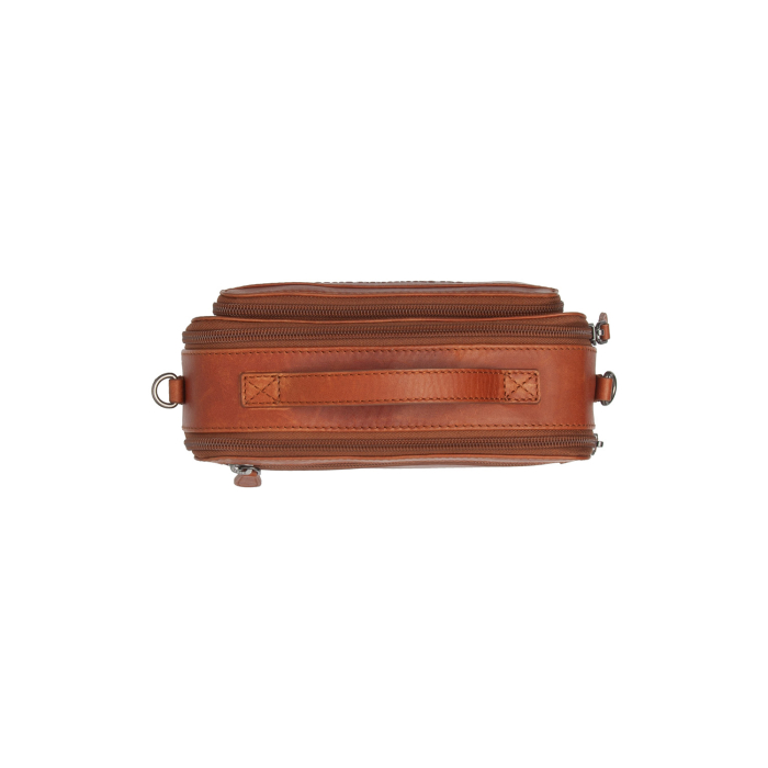 Geanta mica de dama din piele naturala, The Chesterfield Brand, Rovon, Maro coniac [6]