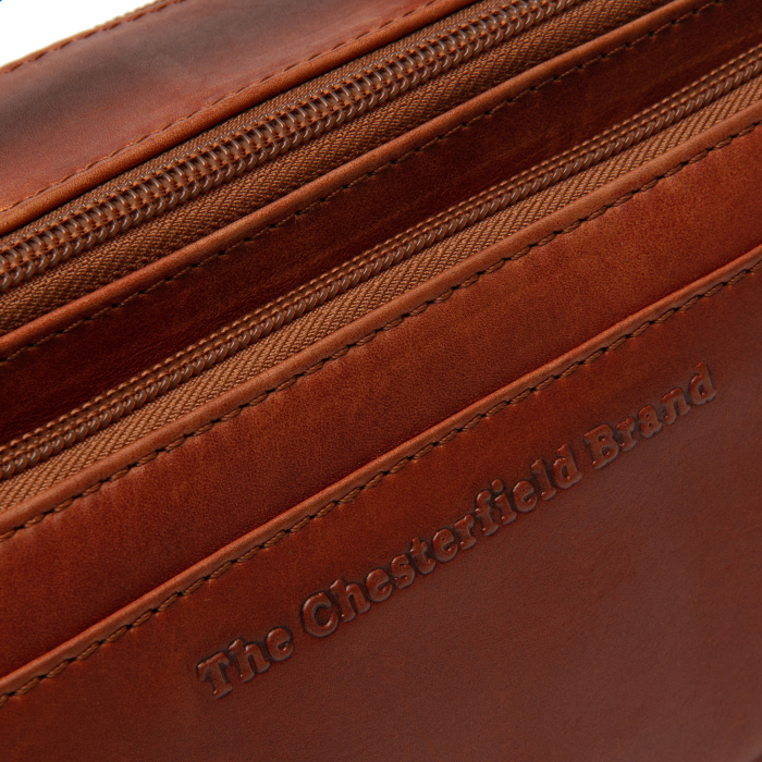 Geanta mica de dama din piele naturala, The Chesterfield Brand, Rovon, Maro coniac [2]